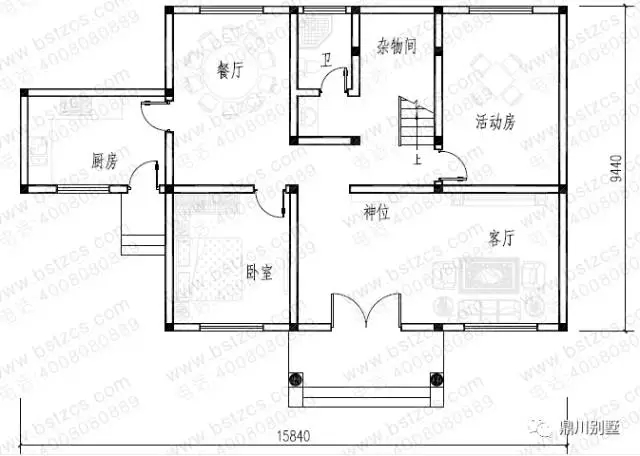 二層的實(shí)用小別墅