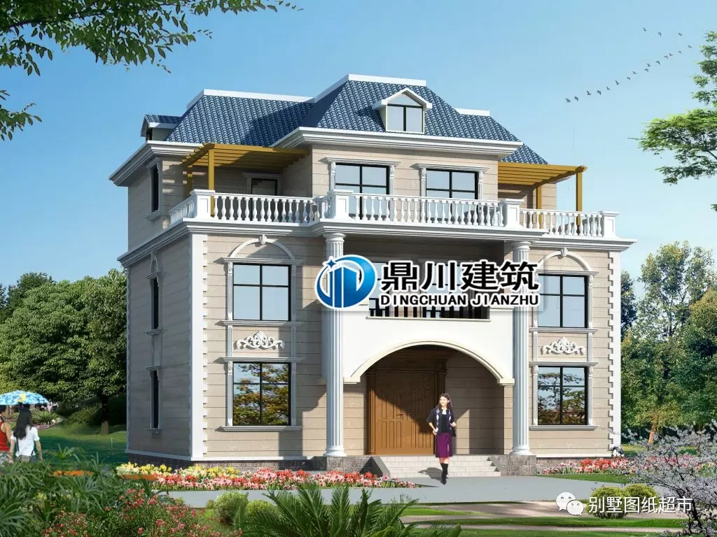 10款簡(jiǎn)潔大方經(jīng)濟(jì)型三層自建別墅，第1款造價(jià)20萬(wàn)，第6款最漂亮！