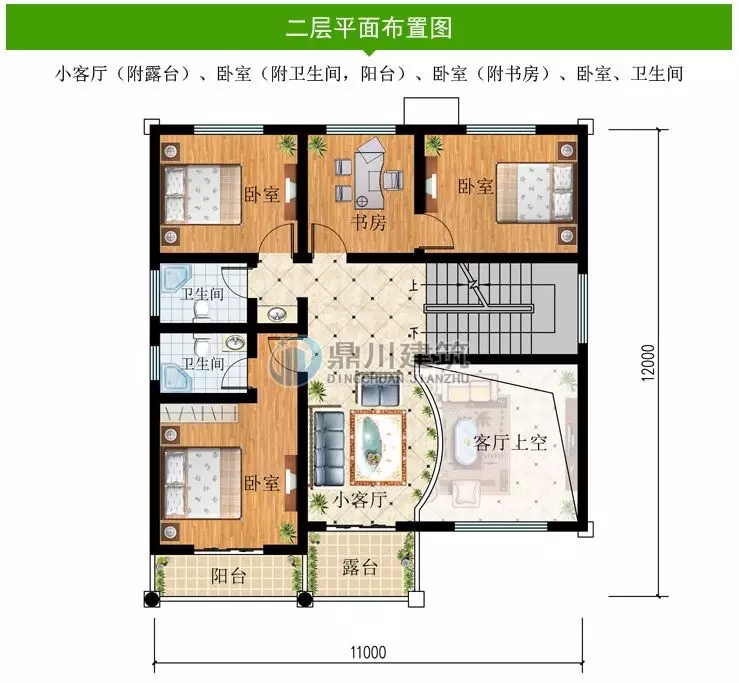 農(nóng)村復(fù)式三層大氣別墅，造價親民易建造，30萬也能建出豪宅效果！