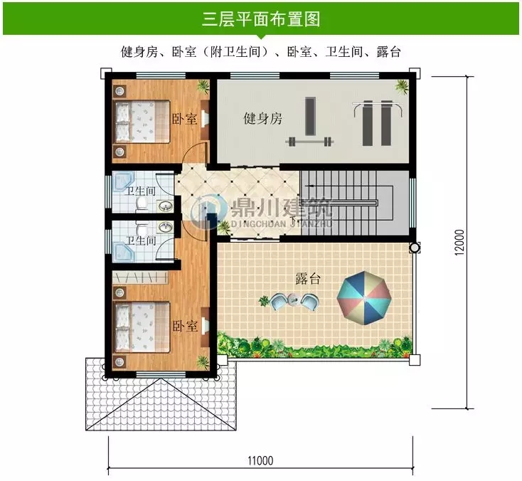 農(nóng)村復(fù)式三層大氣別墅，造價親民易建造，30萬也能建出豪宅效果！